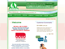 Tablet Screenshot of animalcarewellness.com